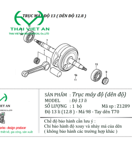 DÊN ĐỘ 13 li